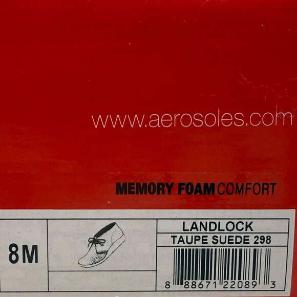 Aerosoles Landlock Taupe Suede Memory Foam 8M Suede Leather Womens Ankle Boot 8M - Picture 11 of 11